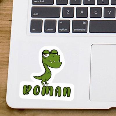 Roman Aufkleber Dinosaurier Notebook Image