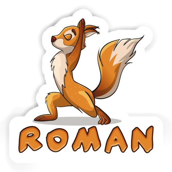 Aufkleber Roman Yoga-Eichhörnchen Notebook Aufkleber Roman Yoga-Eichhörnchen Gift package Image