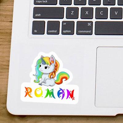 Einhorn Sticker Roman Laptop Einhorn Sticker Roman Laptop Image