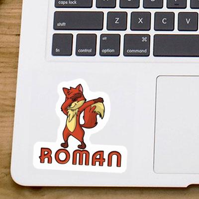 Dabbing Fox Sticker Roman Image