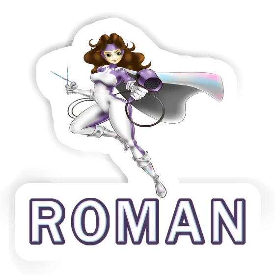 Sticker Roman Frisörin Sticker Roman Frisörin Image