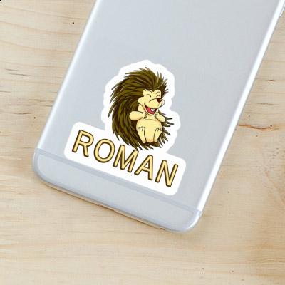 Roman Sticker Igel Notebook Roman Sticker Igel Gift package Image