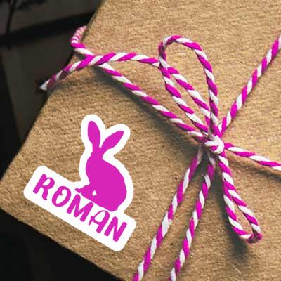 Roman Autocollant Lapin Roman Autocollant Lapin Image