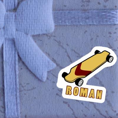Longboard Aufkleber Roman Laptop Longboard Aufkleber Roman Laptop Image