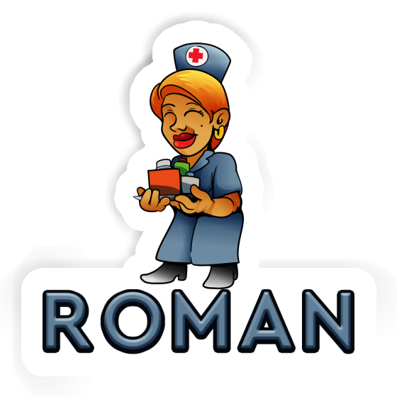 Roman Autocollant Infirmière Roman Autocollant Infirmière Image