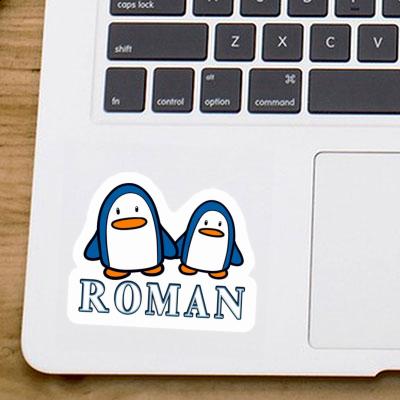Sticker Pinguin Roman Image