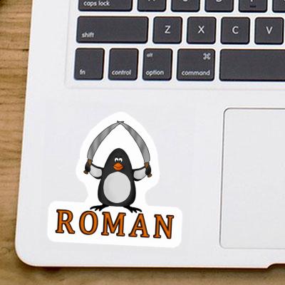 Autocollant Roman Pingouin Autocollant Roman Pingouin Image