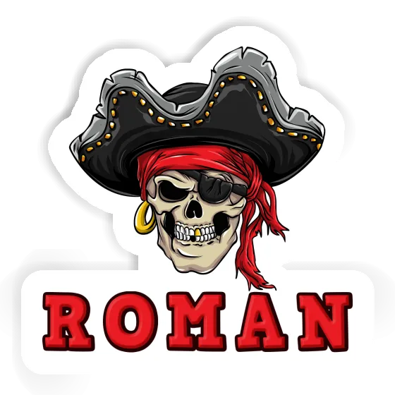 Pirate-Skull Sticker Roman Notebook Pirate-Skull Sticker Roman Gift package Image