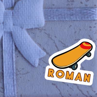 Roman Sticker Skateboard Notebook Roman Sticker Skateboard Gift package Image