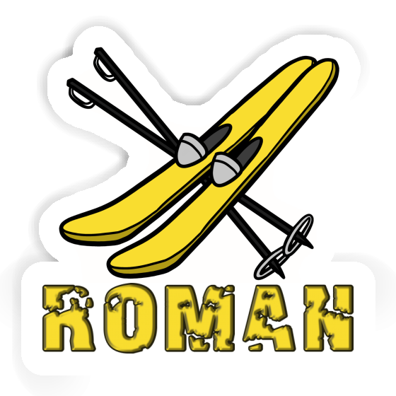 Roman Sticker Ski Gift package Image