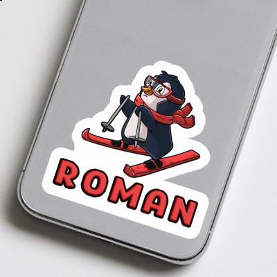 Roman Aufkleber Skifahrerin Gift package Image