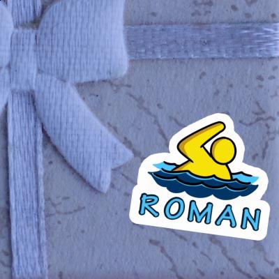 Swimmer Sticker Roman Notebook Swimmer Sticker Roman Notebook Image