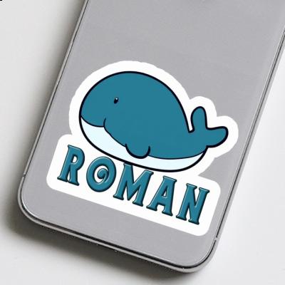 Roman Sticker Whale Fish Notebook Roman Sticker Whale Fish Notebook Image