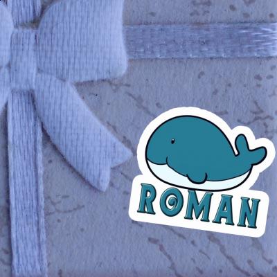 Walfisch Aufkleber Roman Walfisch Aufkleber Roman Image