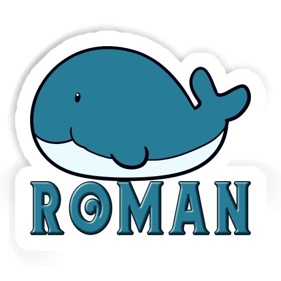Walfisch Aufkleber Roman Walfisch Aufkleber Roman Image