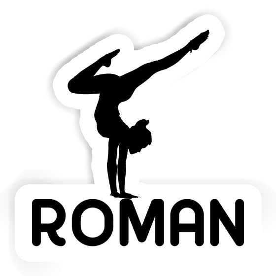 Yoga-Frau Sticker Roman Gift package Image