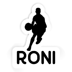 Autocollant Joueur de basket-ball Roni Image