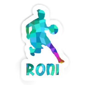 Joueuse de basket-ball Autocollant Roni Image