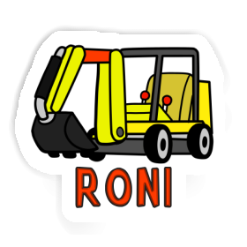 Aufkleber Minibagger Roni Image