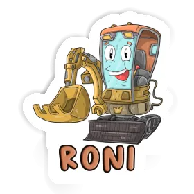 Aufkleber Bagger Roni Image