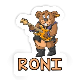 Ours rockeur Autocollant Roni Image