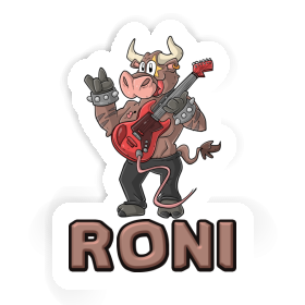 Taureau rocker Autocollant Roni Image