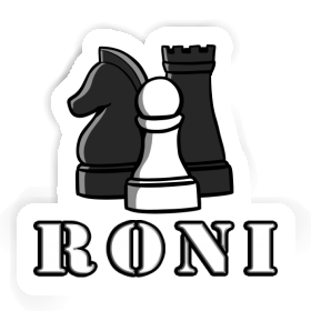 Roni Aufkleber Schachfigur Image