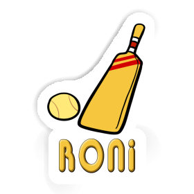 Autocollant Maillet de cricket Roni Image