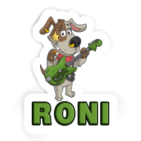 Guitariste Autocollant Roni Image