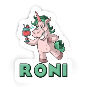 Roni Sticker Party Unicorn Image