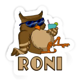 Sticker Roni Cool Owl Image