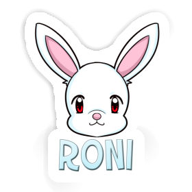 Autocollant Lapin Roni Image