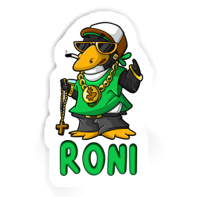 Sticker Hip-Hop-Pinguin Roni Image