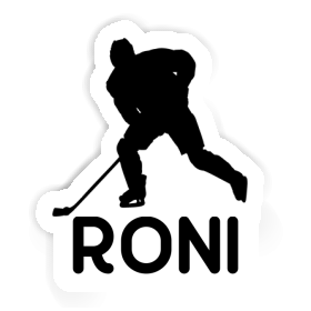 Autocollant Joueur de hockey Roni Image
