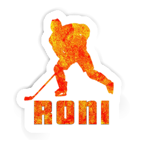 Autocollant Joueur de hockey Roni Image