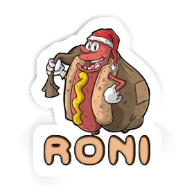 Sticker Roni Hot Dog Image