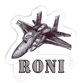 Flugzeug Sticker Roni Image