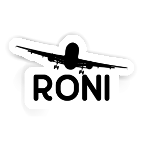 Flugzeug Aufkleber Roni Image