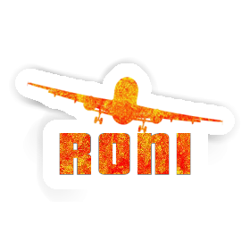 Roni Aufkleber Flugzeug Image