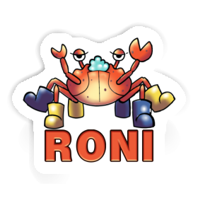 Autocollant Crabe Roni Image