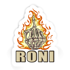 Sticker Middlefinger Roni Image