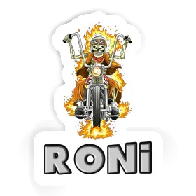 Motrard Autocollant Roni Image