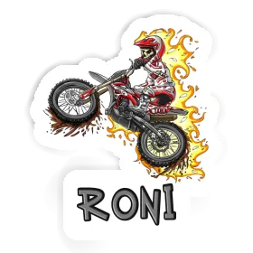 Sticker Motocross Rider Roni Image