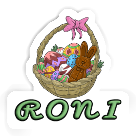 Roni Autocollant Nid de Pâques Image