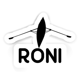 Roni Autocollant Bateau à rames Image