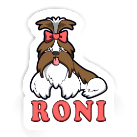 Shih Tzu Autocollant Roni Image