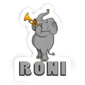 Roni Autocollant Éléphant Image