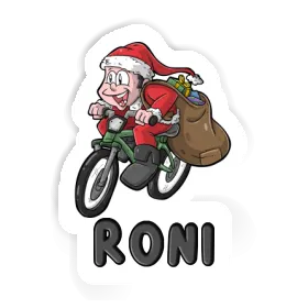 Roni Sticker Bicycle Rider Image