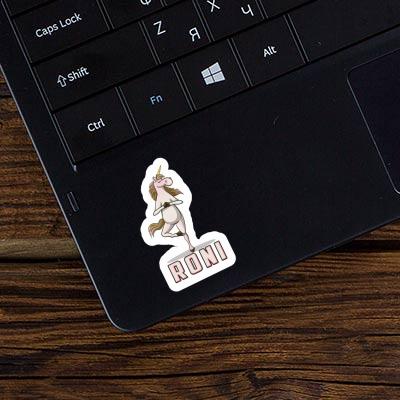 Sticker Yoga Unicorn Roni Notebook Sticker Yoga Unicorn Roni Notebook Image