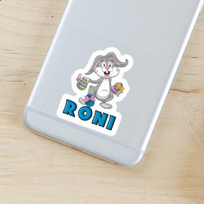 Autocollant Roni Lapin de Pâques Laptop Image